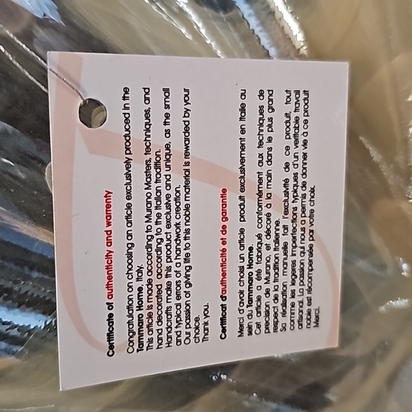 Tamarro Home Murano style art glass, blown glass. Made in Italy - Picture 9 of 12